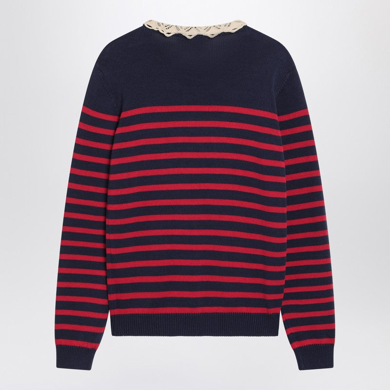 Chez Valentino print sweater