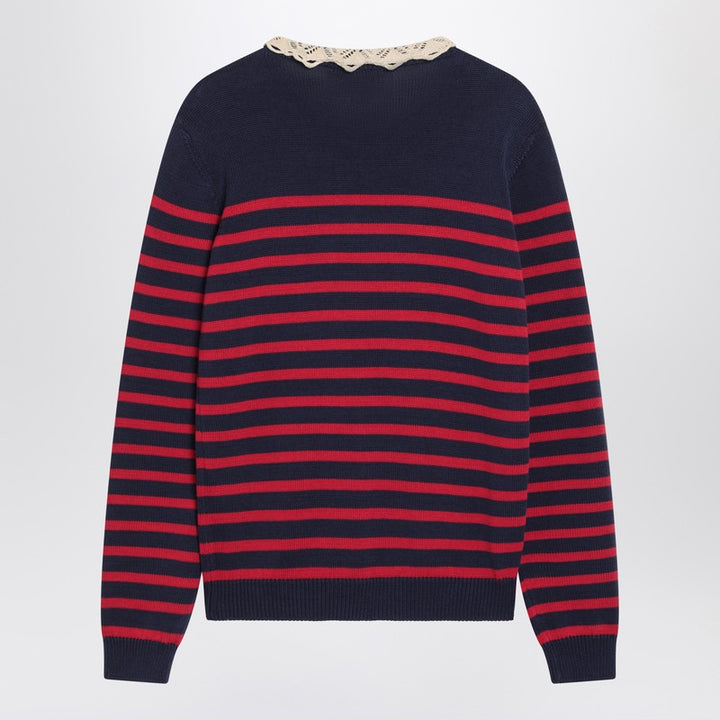 Chez Valentino print sweater