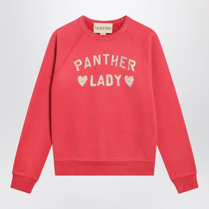 Chez Valentino print sweatshirt