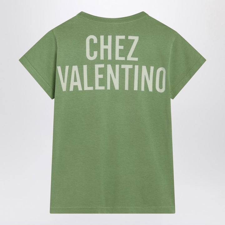 Chez Valentino print T-shirt