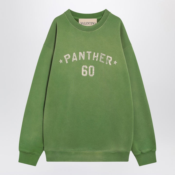 Chez Valentino print sweatshirt