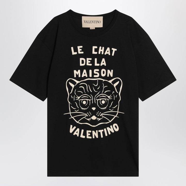 Valentino Le Chat de la Maison print T-shirt