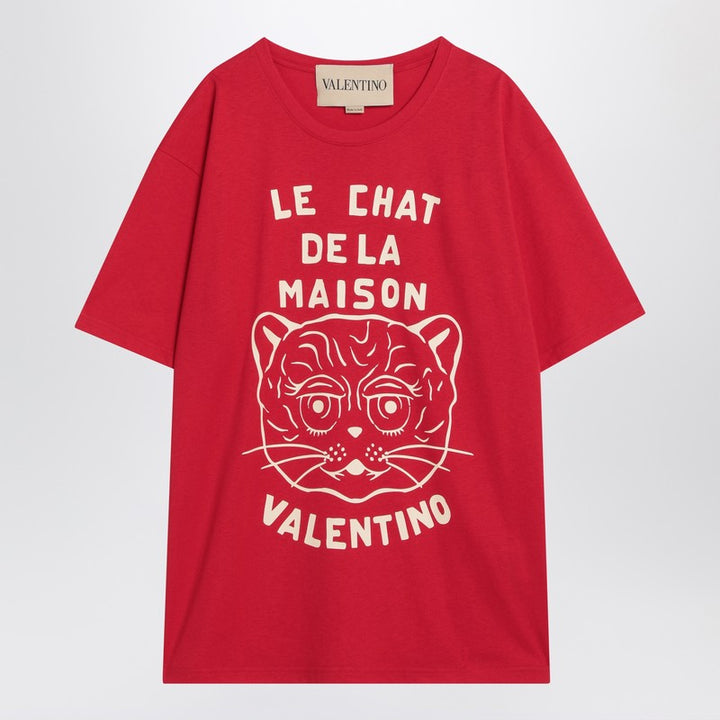 Valentino  Le Chat de la Maison print T-shirt