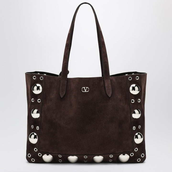 Valentino Garavani Medium Suede Nellcôte Tote