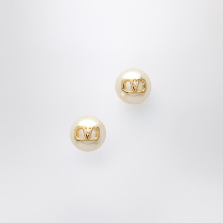 Valentino Garavani Signature VLogo pearl earrings