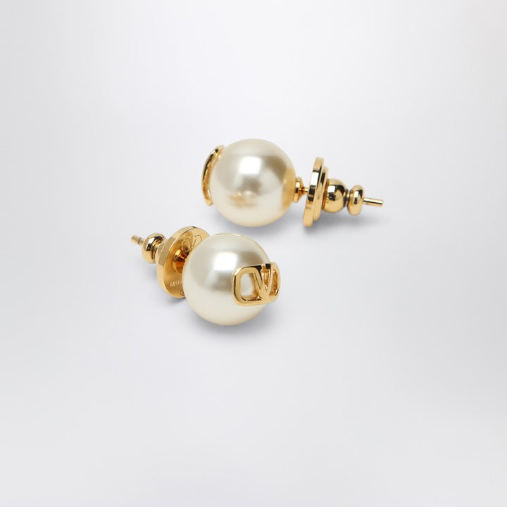 Valentino Garavani Signature VLogo pearl earrings