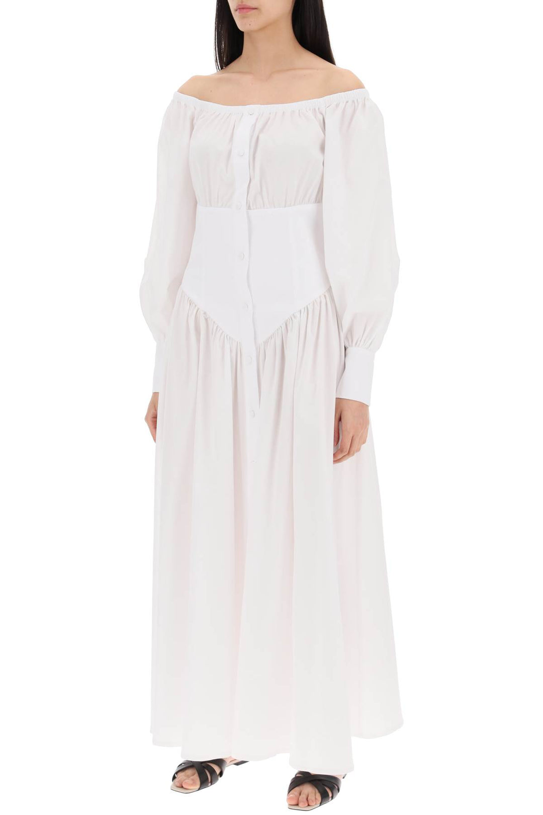 Mvp Wardrobe Long Dress From Port Grima   White