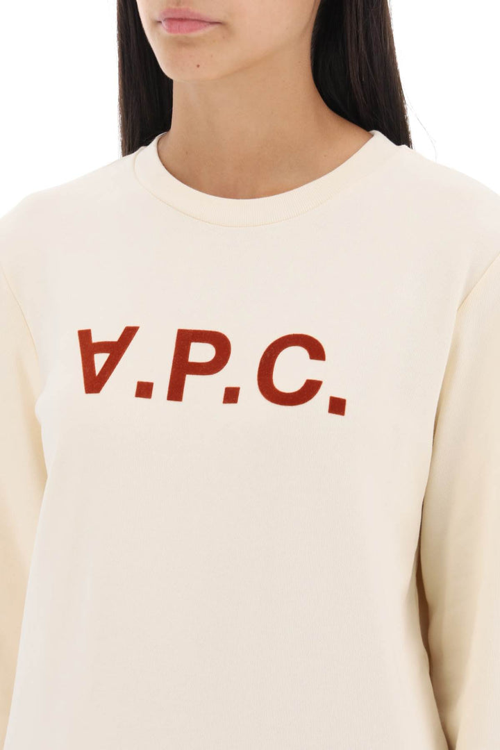 A.P.C. Sweatshirt Logo   Bianco