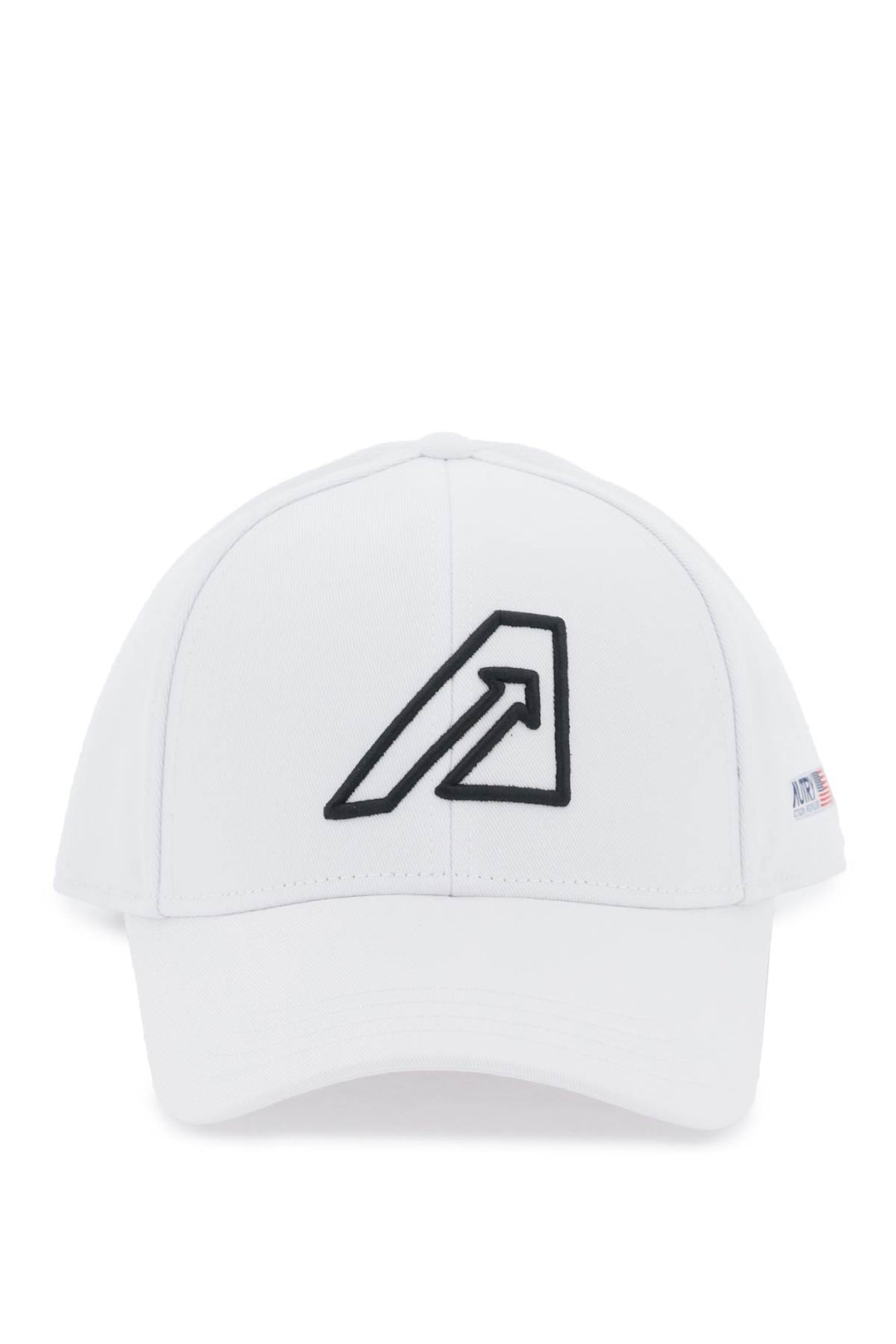 Autry Baseball Cap With Embroidered Logo   Bianco