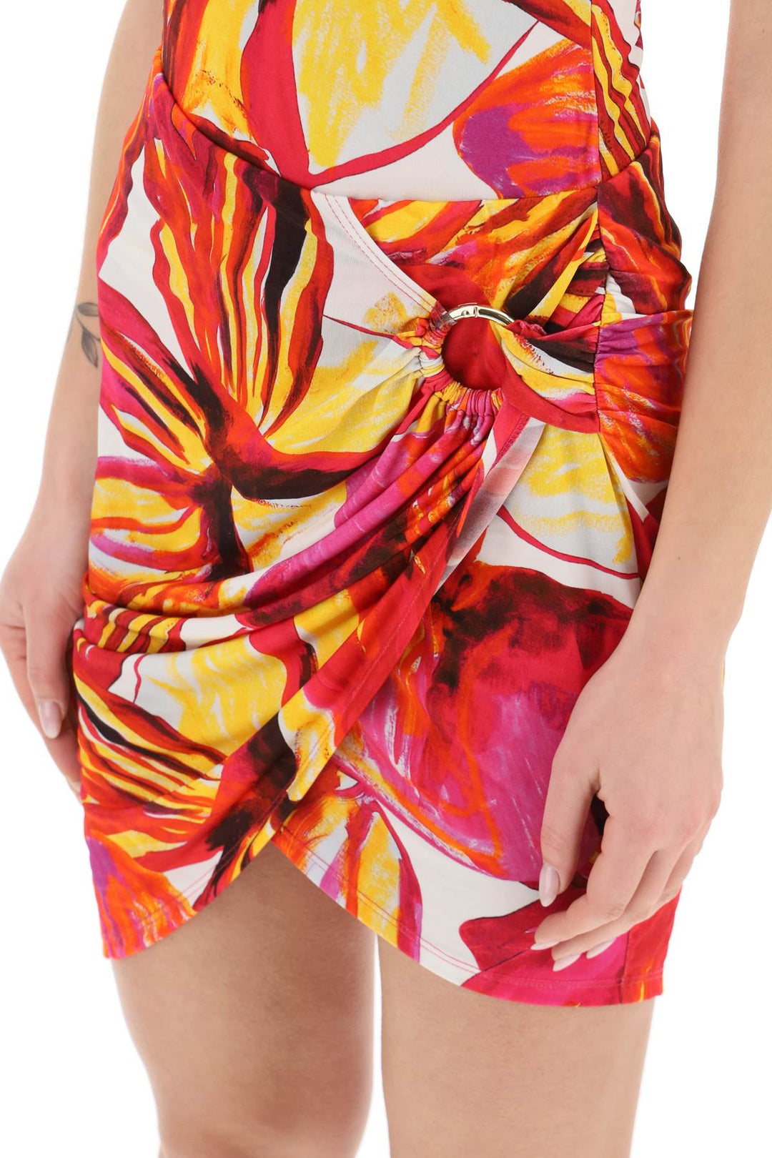 Louisa Ballou 'Coastline' Short Skirt   Multicolor