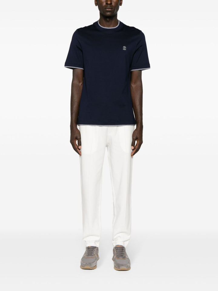 Brunello Cucinelli T Shirts And Polos Blue