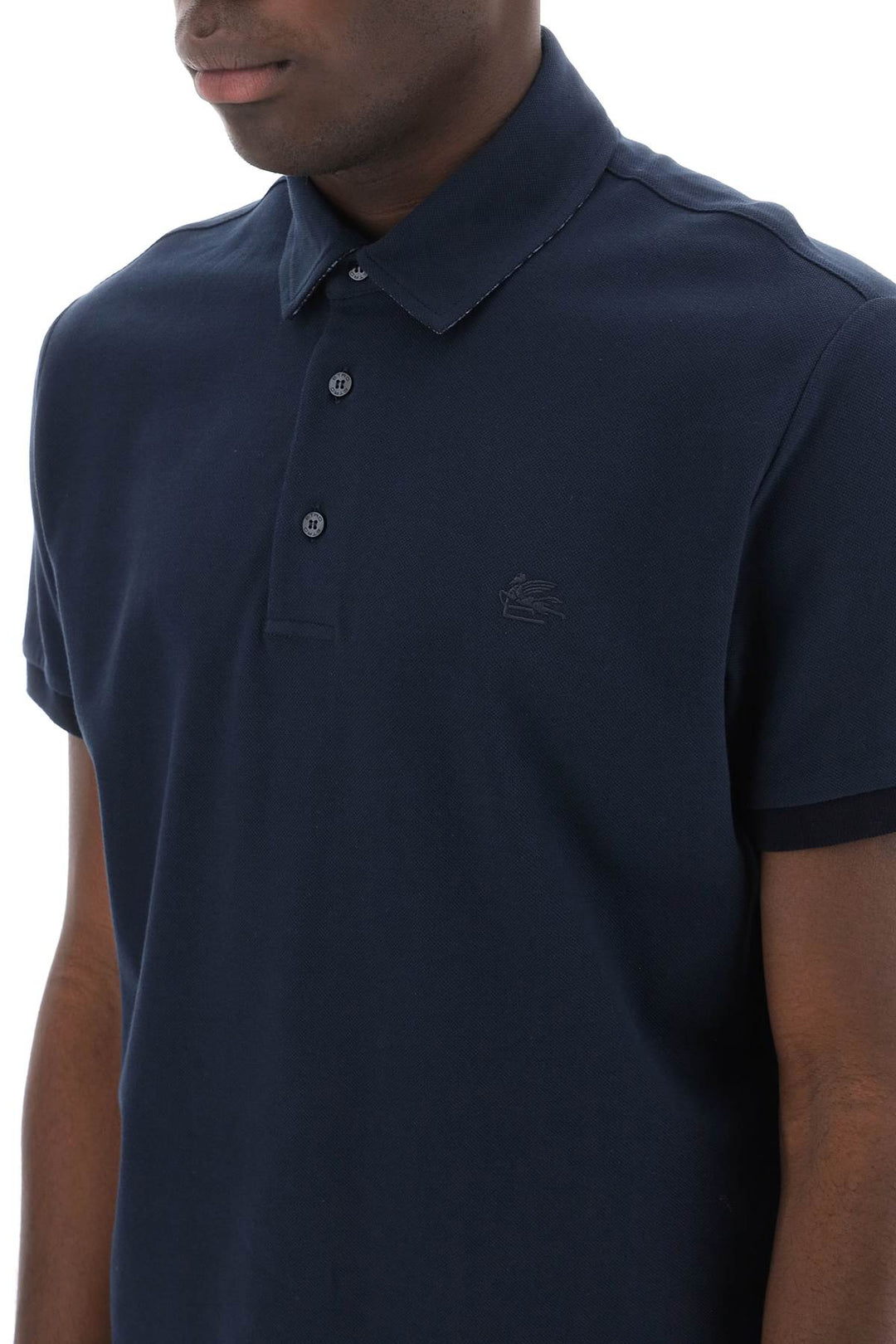 Etro Regular Fit Polo Shirt   Blu
