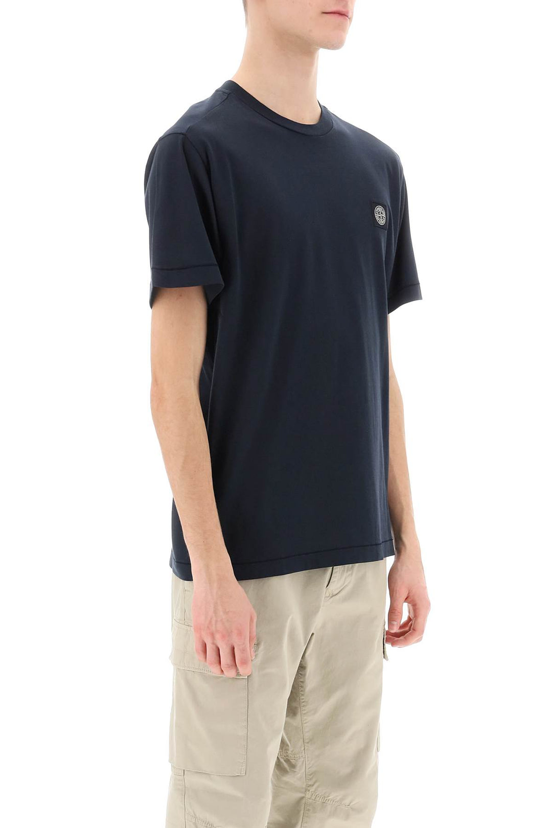 Stone Island logo patch t-shirt