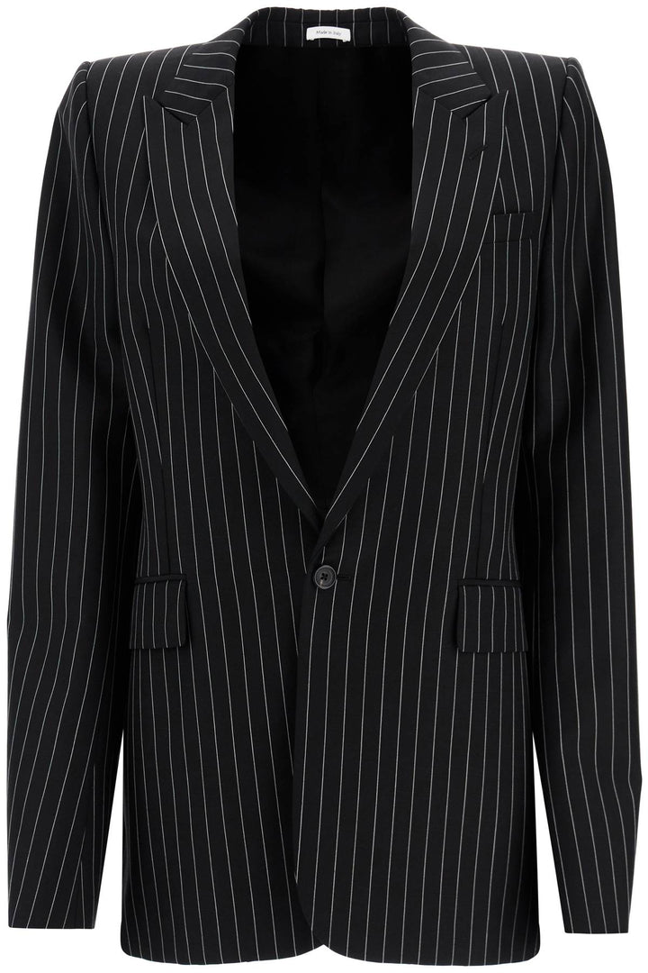 Alexander Mcqueen striped jacket