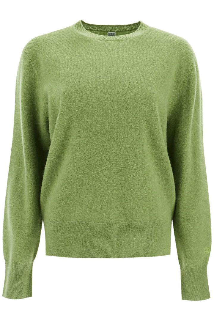 Toteme Crew Neck Cashmere Knit   Green