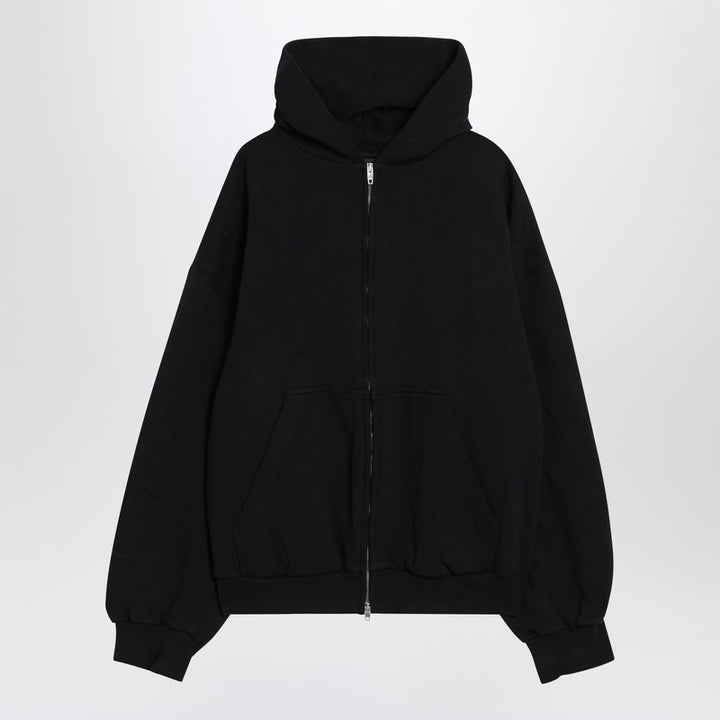 Balenciaga Washed Flipped Uni Regular Fit zip hoodie