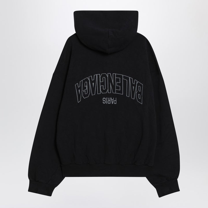 Balenciaga Washed Flipped Uni Regular Fit zip hoodie