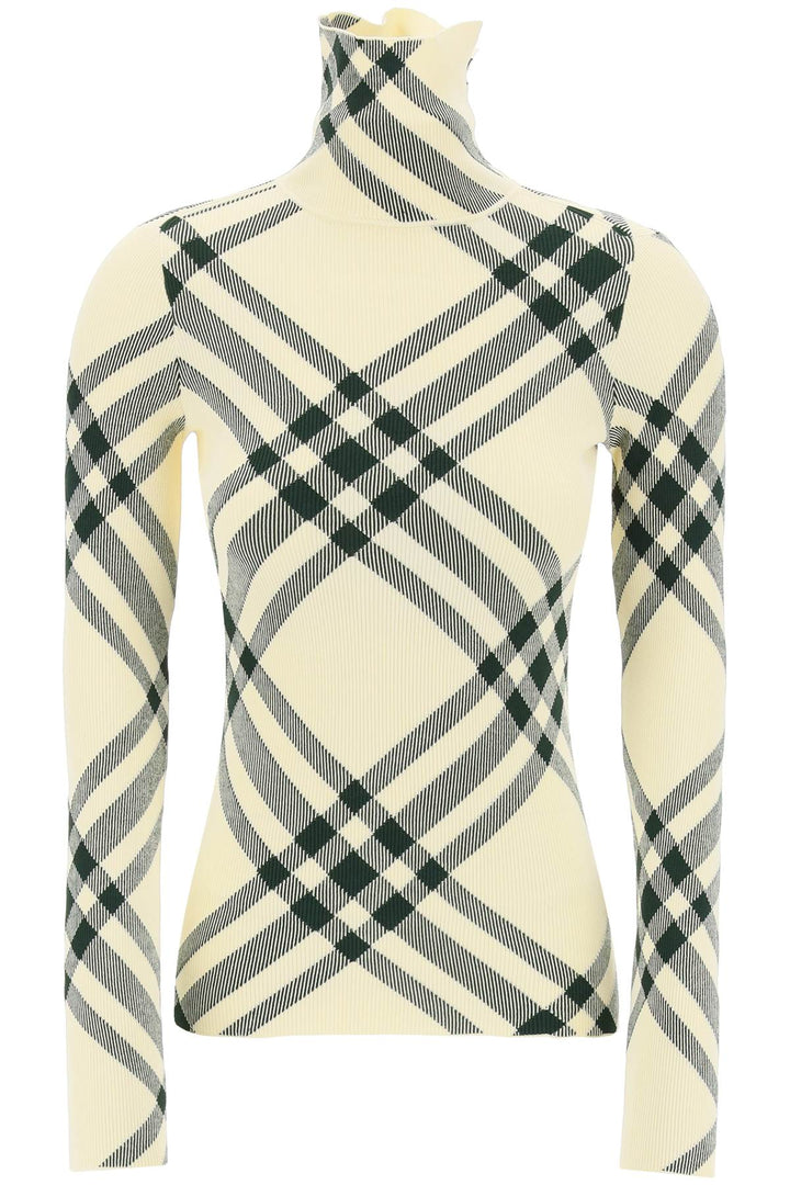 Burberry Dolcevita Ribbed Pullover   Giallo