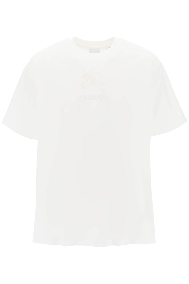 Burberry tempah t-shirt with embroidered ekd