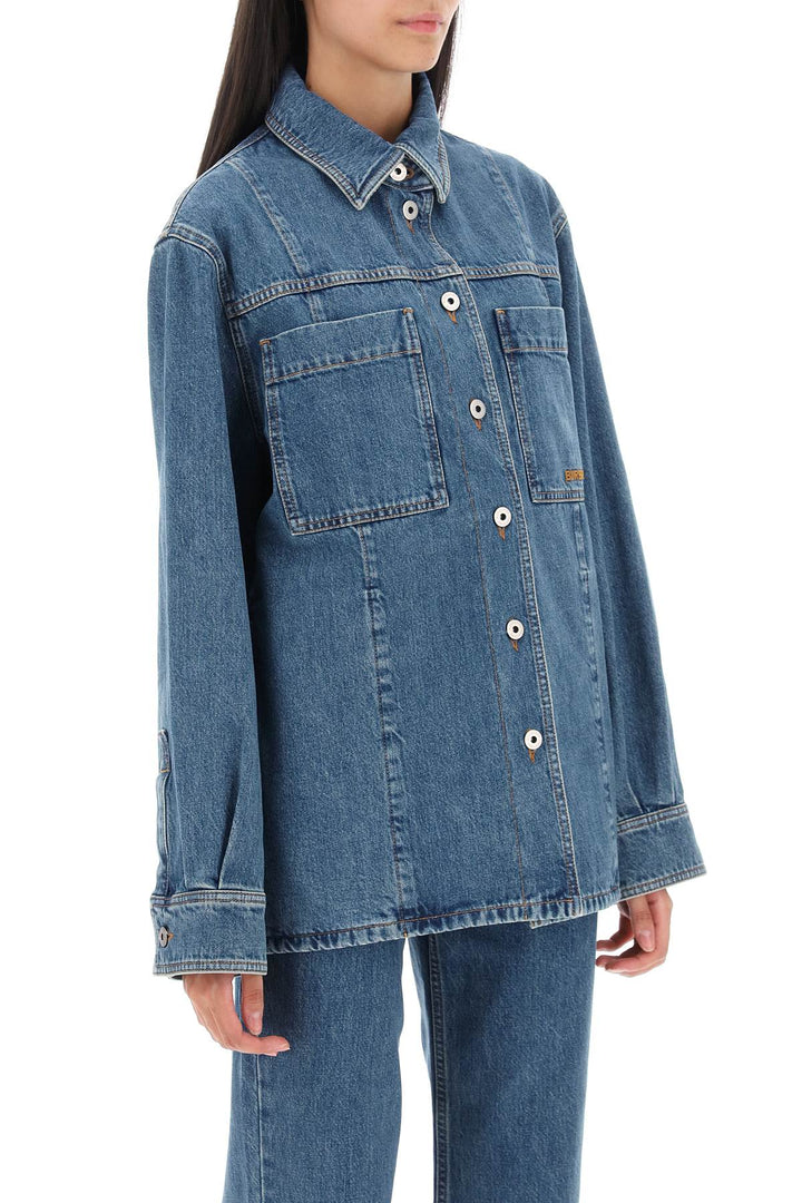 Burberry 'bensen' denim overshirt