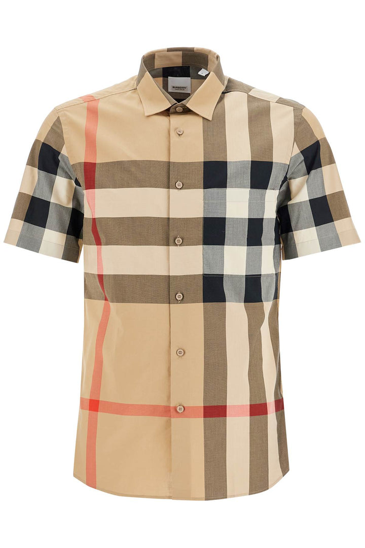 Burberry short sleeve summerton shirt