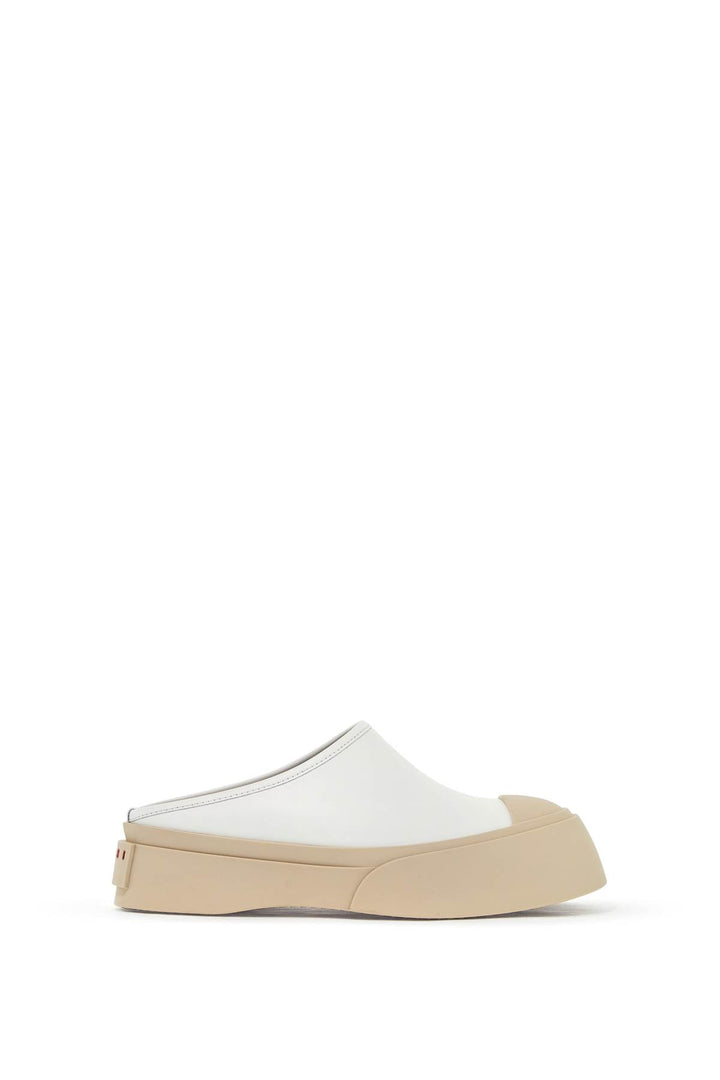 Marni Smooth Leather Pablo Clogs   White