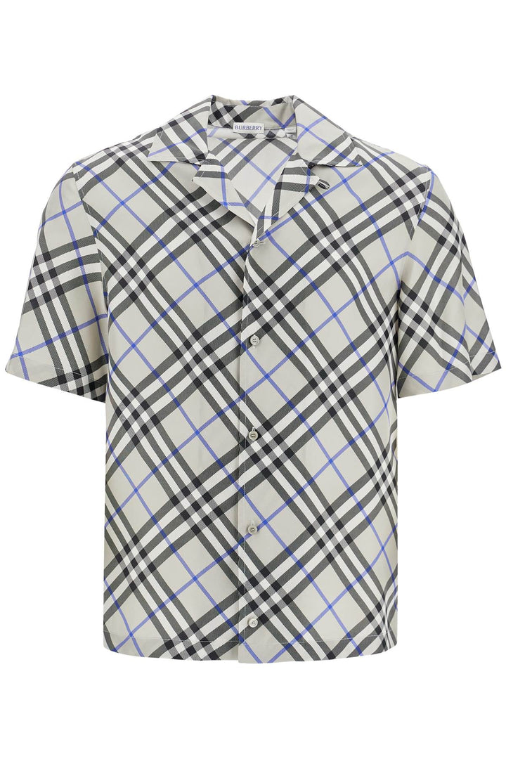 Burberry Checkered Silk Shirt