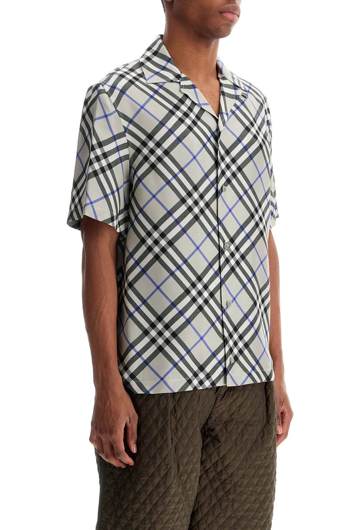 Burberry Checkered Silk Shirt