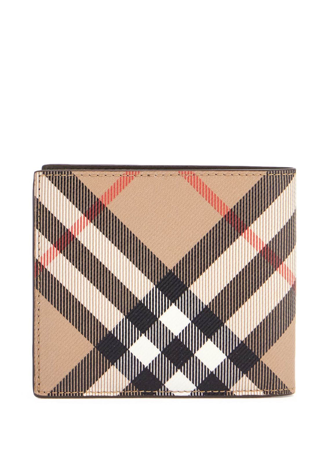 Burberry checkered zip wallet