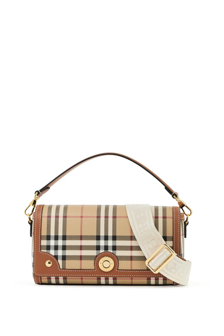 Burberry check pattern shoulder bag