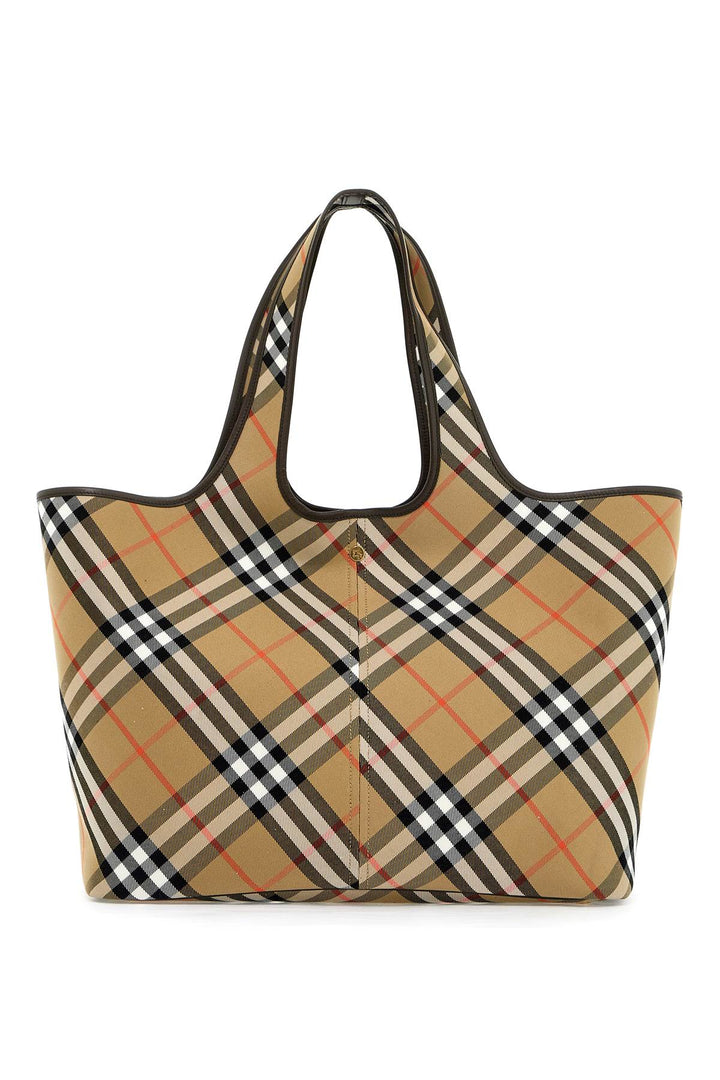 Burberry ered medium checkered tote