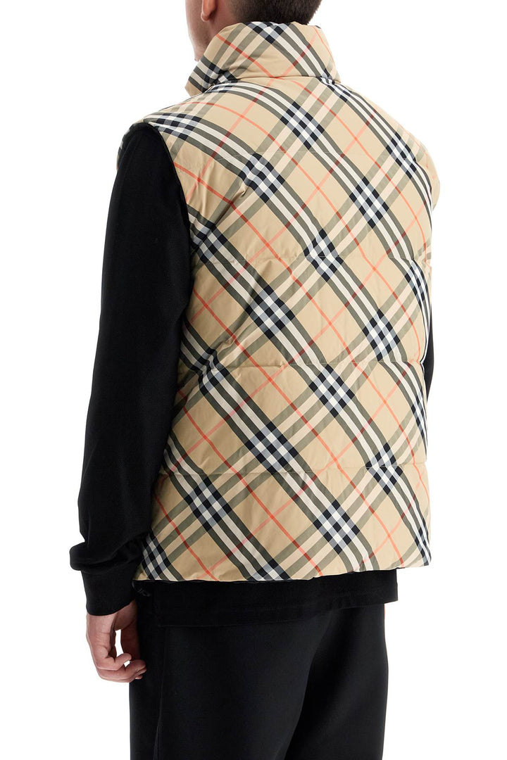 Burberry reversible checkered vest