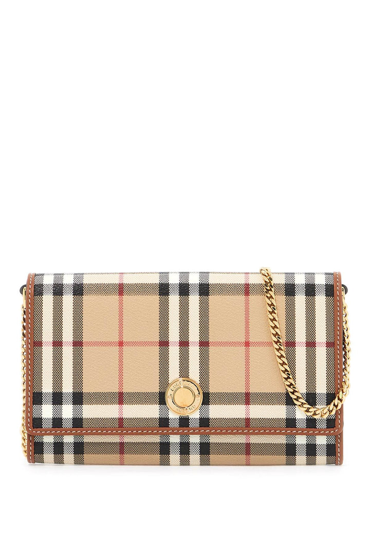 Burberry ered checkered mini crossbody bag