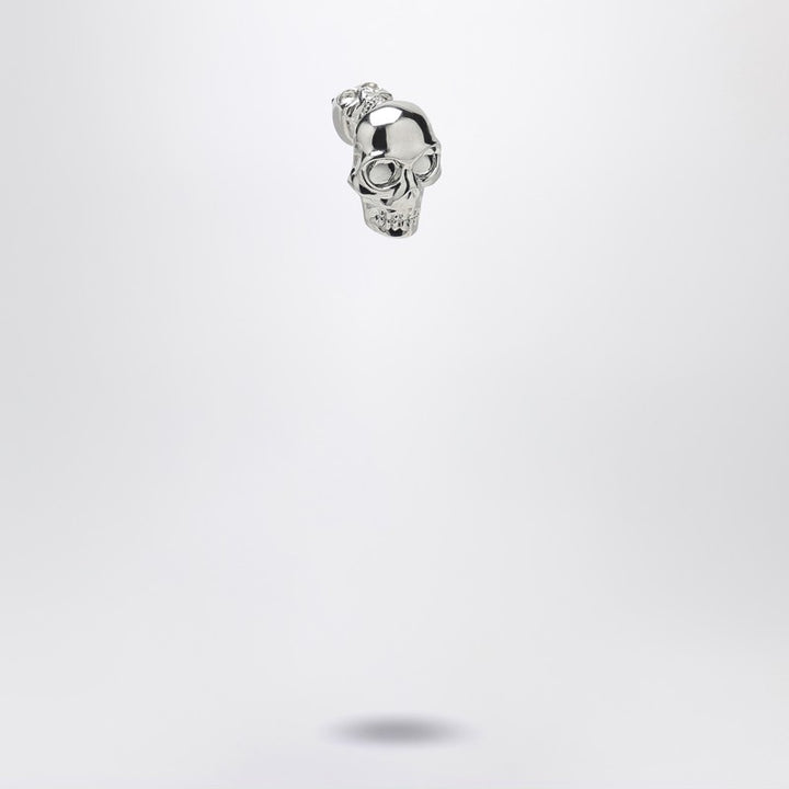 Alexander McQueen Skull Earring in palladium