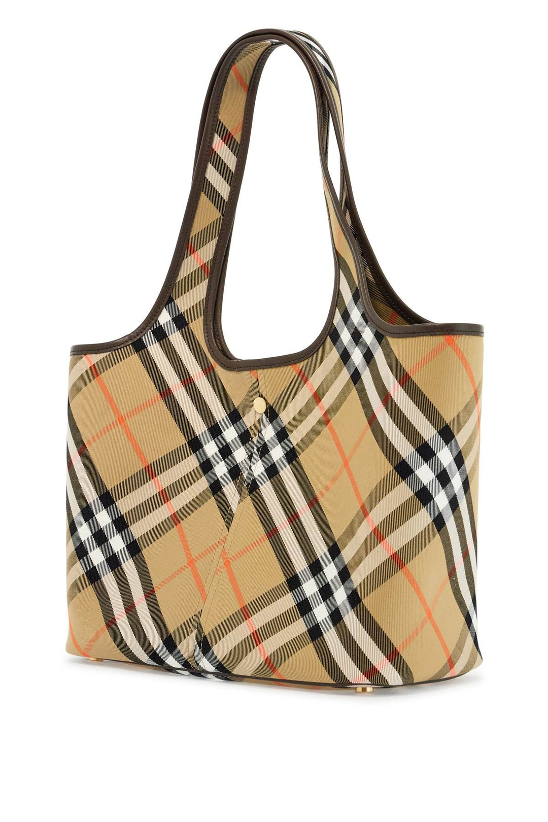 Burberry small checkered tote bag