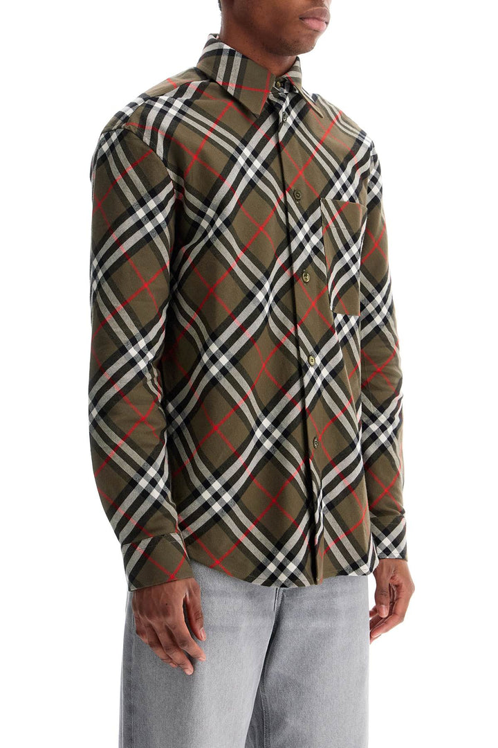 Burberry Checkered Cotton Shirt