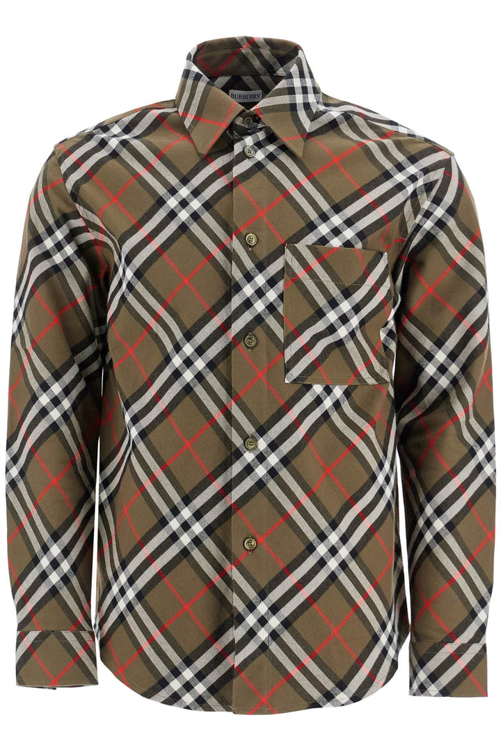 Burberry Checkered Cotton Shirt