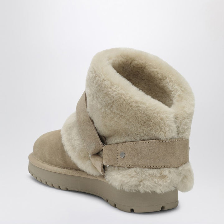 Burberry suede and shearling Chubby snow boots
