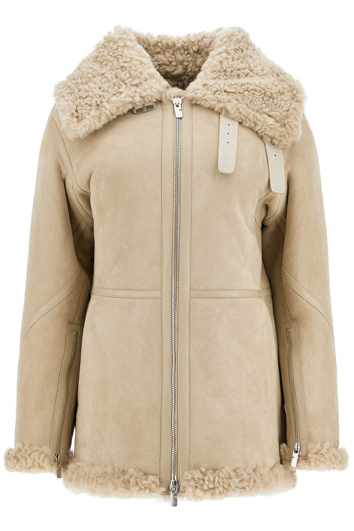 Burberry shearling aviator jacket