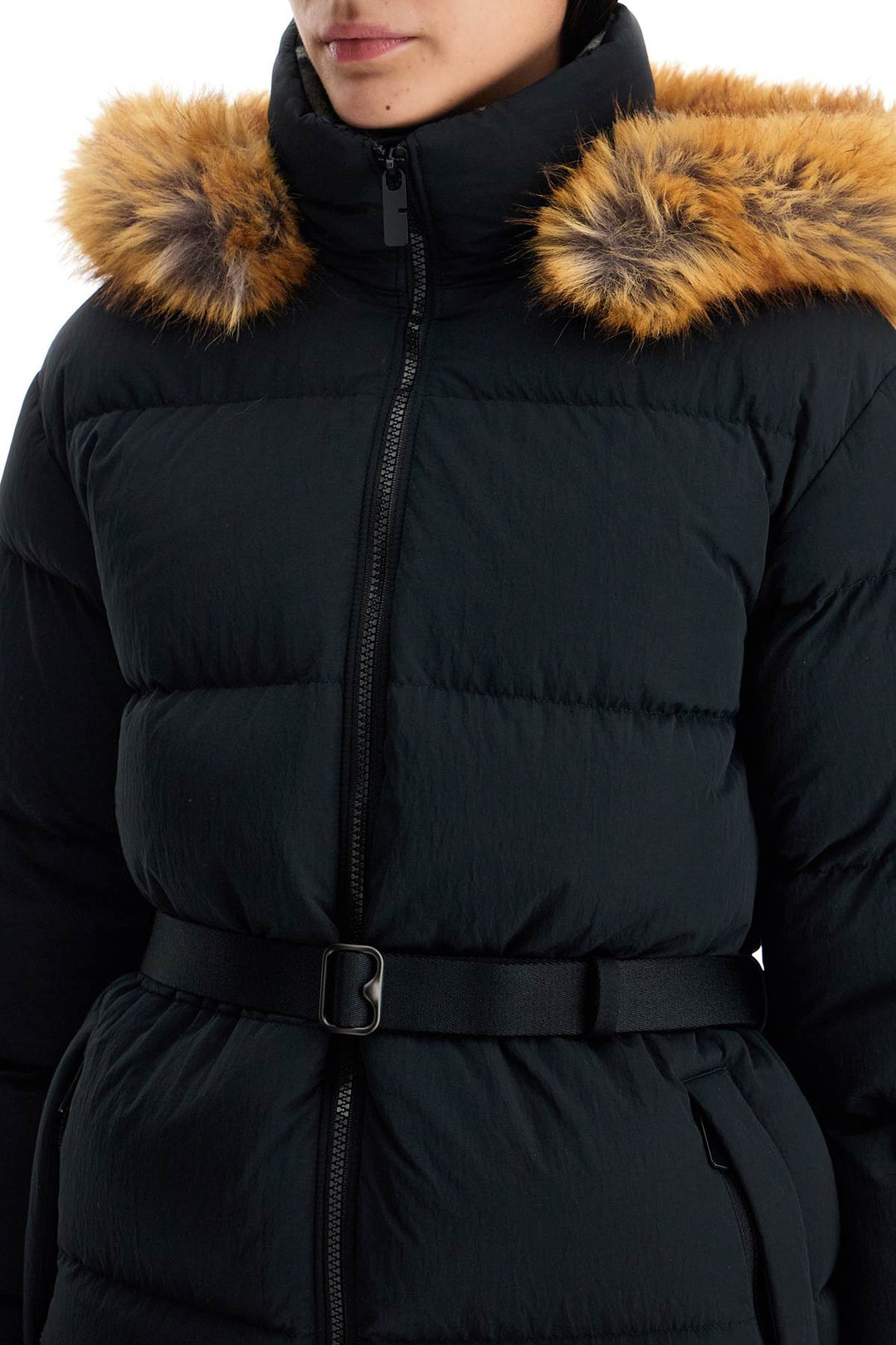 Burberry short nylon down jacket