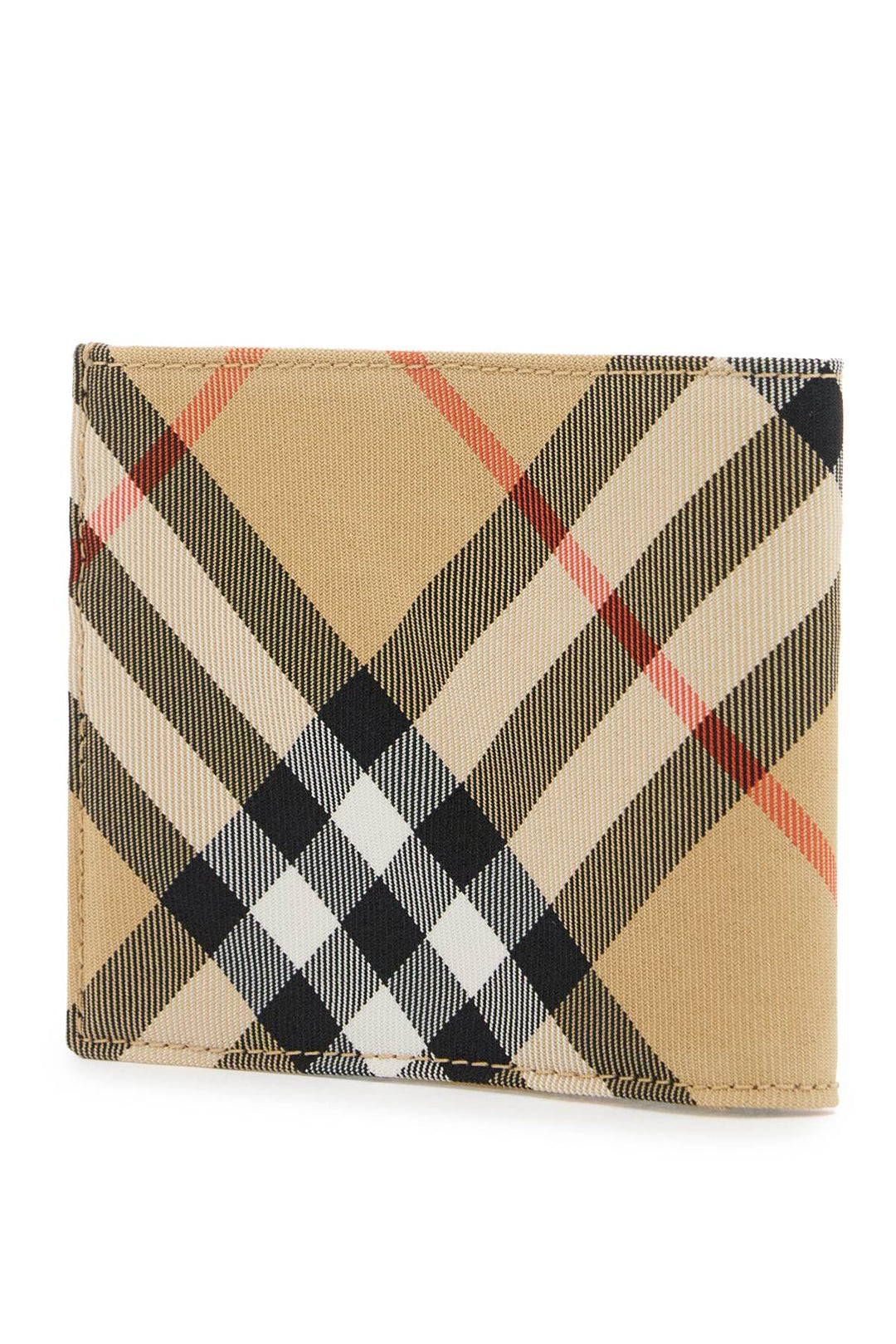 Burberry bi-fold check wallet with ekd