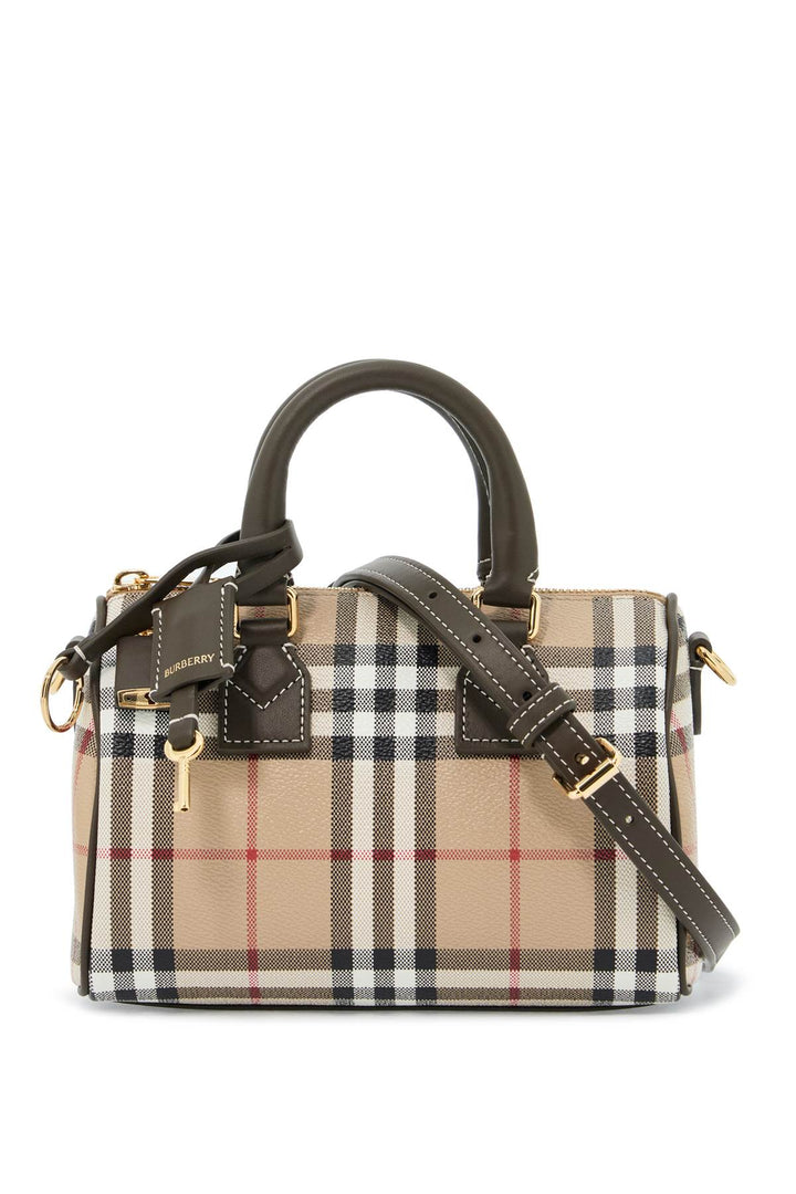 Burberry Checkered bowling bag