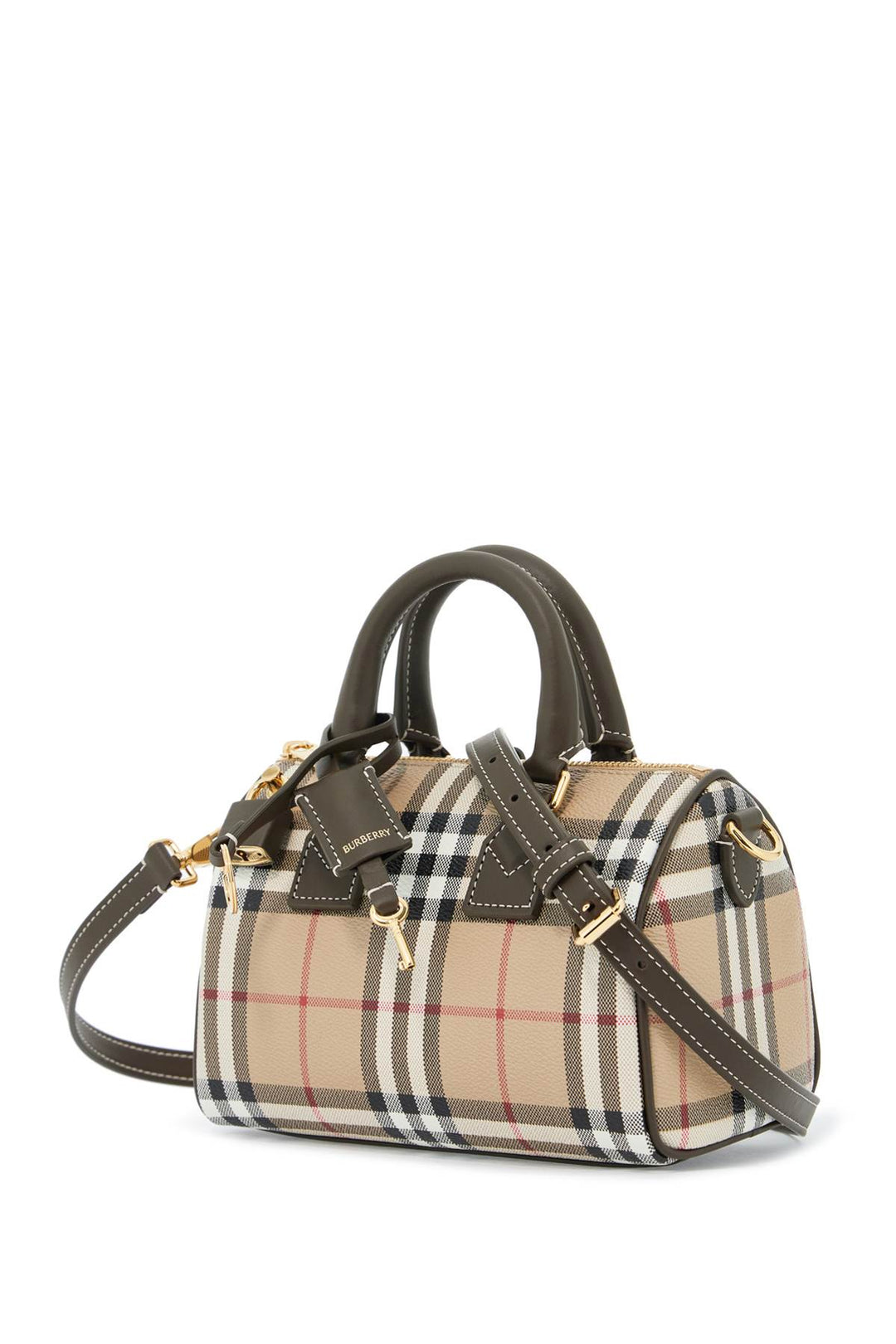 Burberry Checkered bowling bag