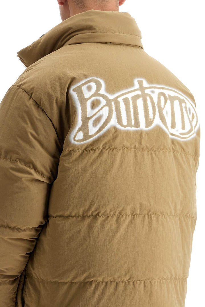 Burberry short reversible down jacket