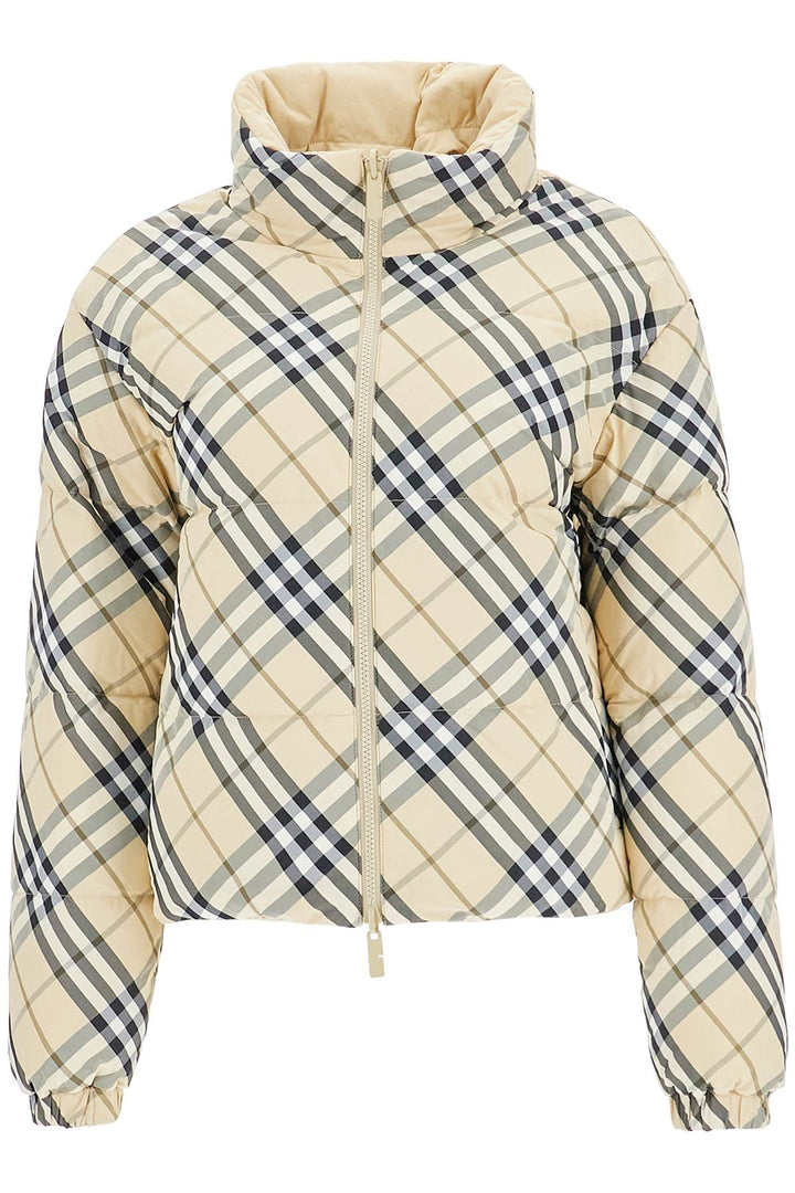 Burberry short reversible down jacket