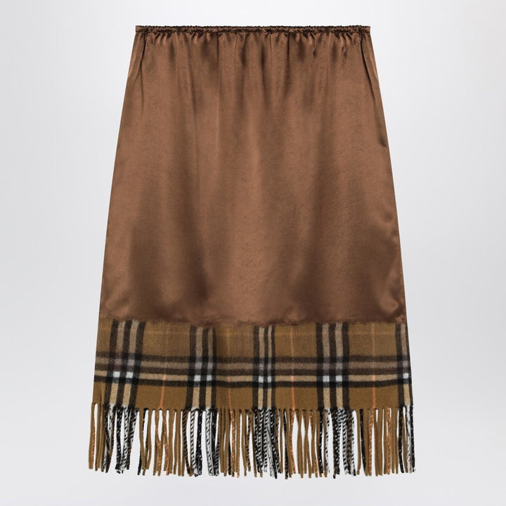 Burberry Satin skirt