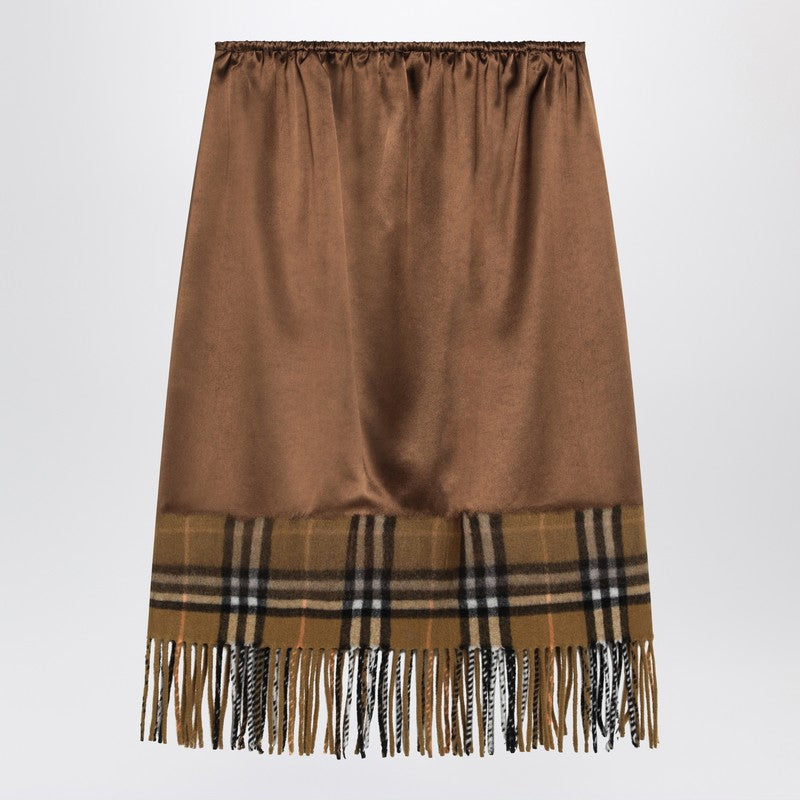 Burberry Satin skirt