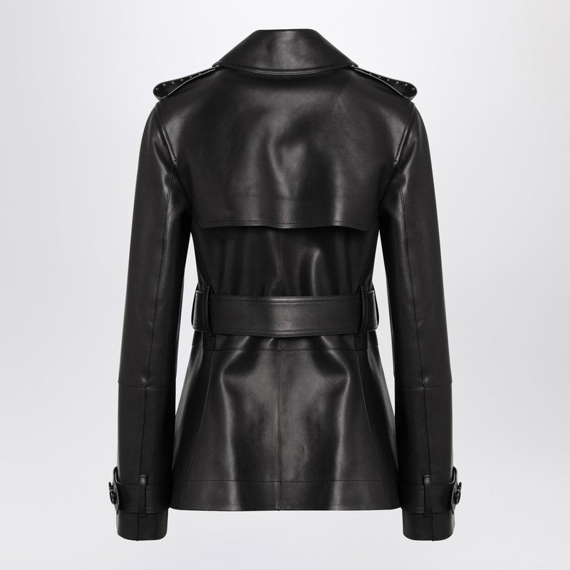 Burberry Short leather jacket with studs