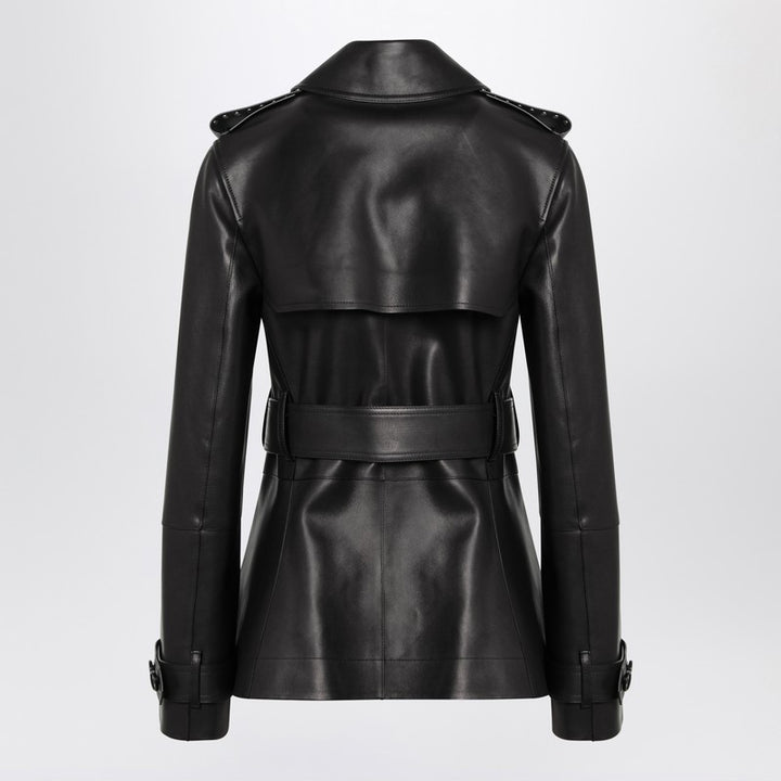 Burberry Short leather jacket with studs