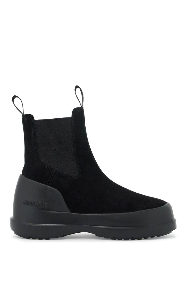 Moon Boot luna chelsea suede leather ankle boots